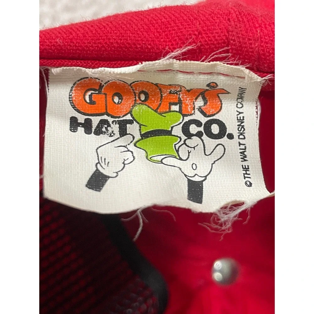Disney Kids OS Mickey Mouse Hat Red Blue‎ Vintage Goofy's Hat Co. Embroidered M